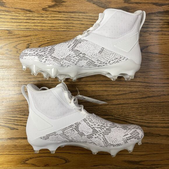 Adidas Adizero Chaos Mid Football Cleats White Snakeskin Men US 10 and 10.5 main image 5